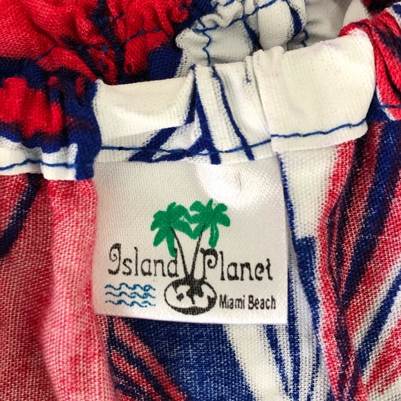 Cover Up Patriotic 4th of July Cover Up Beach Dress Size S/M , Stretch Top NWOT - Picture 4 of 6